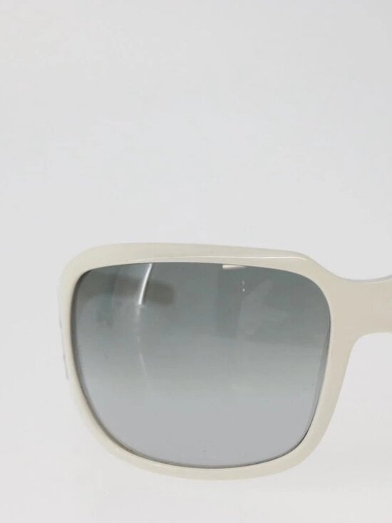CHANEL Sunglasses plastic White CC Auth 162589 main image 4